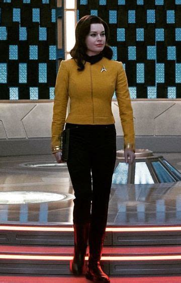 Rebecca Romijn | Star trek costume, Fandom star trek, Star trek crew