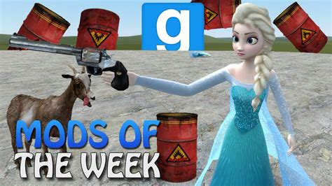 Garry's Mod FROZEN, GOAT SIMULATOR, BARREL GUNS | Mods of The Week Gmod ...