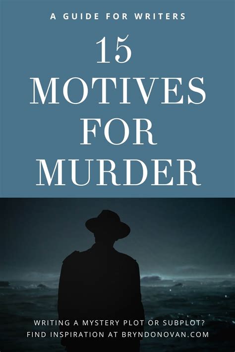 Why Do People Kill? 15 Motives for Murder