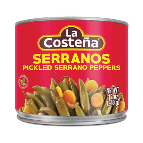 La Costena Green Pickled Serrano Peppers - Shop Vegetables at H-E-B