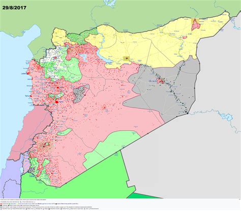 Syria Civil War map 30th August 2017 : Free Download, Borrow, and Streaming : Internet Archive