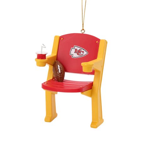 Kansas City Chiefs Stadium Chair Ornament