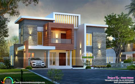 Awesome contemporary style 2750 sq-ft home | Kerala home design ...