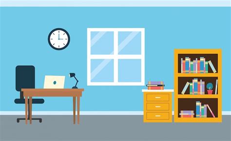 Free Vector | Office workplace background