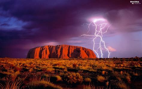 Australia, Ayers Rock, Storm, Desert | Ayers rock australia, National parks, Beautiful places in ...