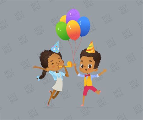 Birthday Party Characters Set, Birthday Party PNG Clipart, Birthday ...