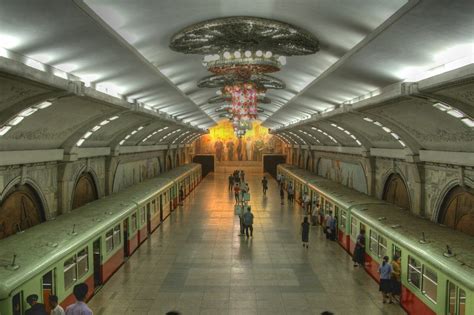 Pyongyang Metro, North Korea | The Pyongyang Metro consists … | Flickr