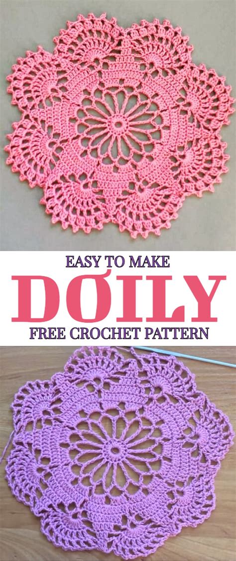 Easy To Make Doily Free Crochet Pattern - Yarn & Hooks