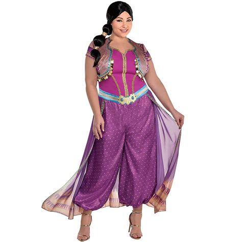 Plus Size Purple Jasmine Costume for Adults - Aladdin Live-Action | Party City Canada | Costumes ...