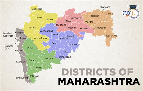 Districts Map Of Maharashtra, Maharashtra Districts Map,, 56% OFF