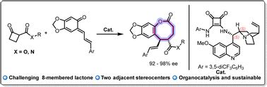 Enantioselective synthesis of 8-membered lactone derivatives via ...