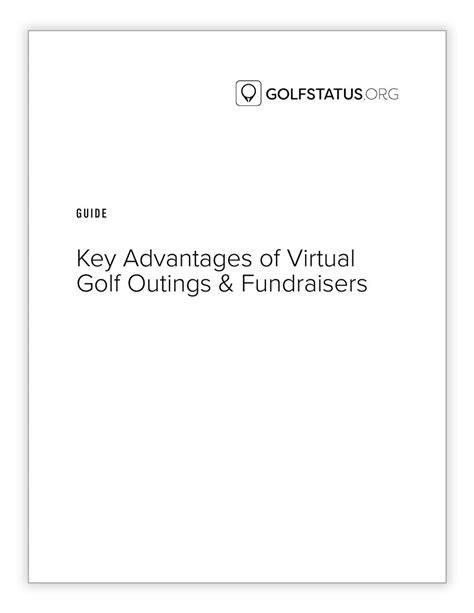 Virtual Golf Outings Key Advantages — GolfStatus