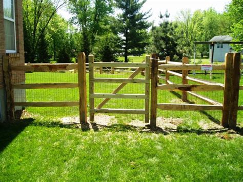 Split Rail Fence Gate Diy — Madison Art Center Design