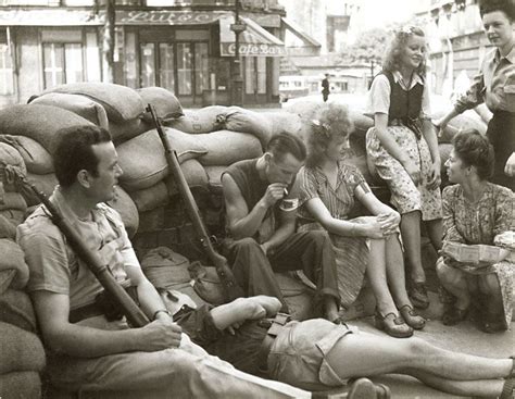 Robert Doisneau - Liberation of Paris, Resistance Fighters, St. Michel ...