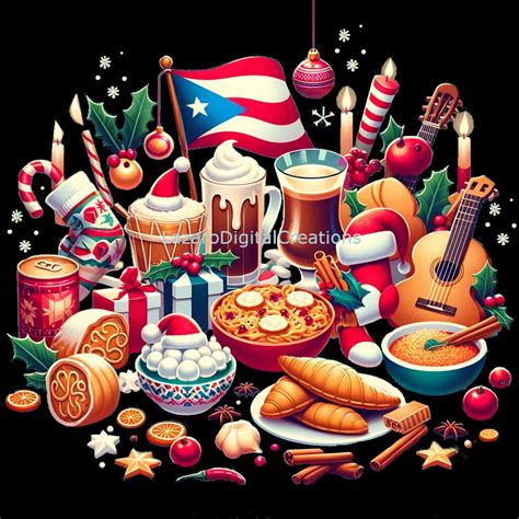 Puerto Rican Christmas, Navidad Boricua PNG, Caribbean, Puerto Rico Art ...