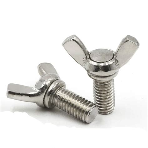 DIN316 A2 70 2PCS 304 Stainless Steel Butterfly Bolt Wing Bolt Set Wing ...