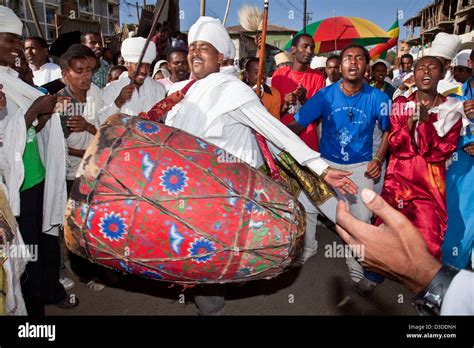 Ethiopian People Celebrating Timkat (The Festival of Epiphany), Gondar, Ethiopia Stock Photo - Alamy