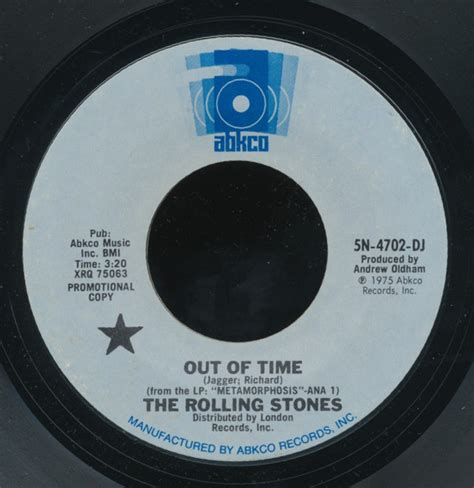 The Rolling Stones - Out Of Time (1975, Vinyl) | Discogs