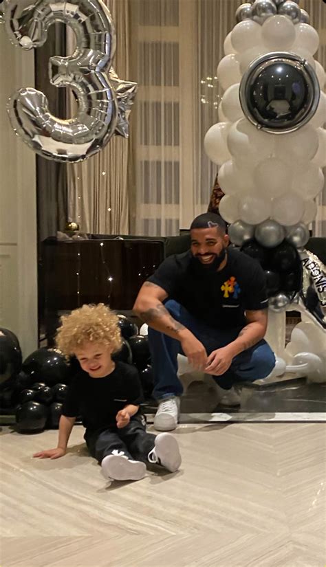 Drake & Sophie Brussaux Celebrate Son Adonis' 3rd Birthday!: Photo ...