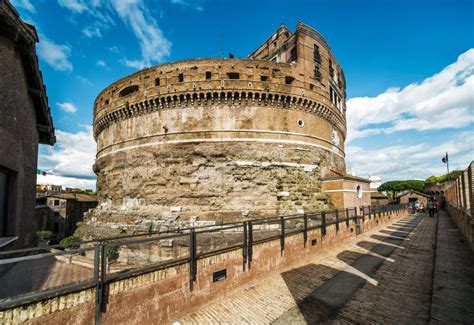 Inside the Castel Sant`Angelo, Rome Stock Photo - Image of european ...