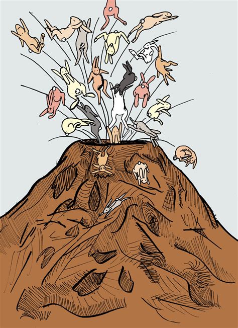 Rabbit Volcano by raisinrob on deviantART