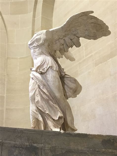 Winged Victory of Samothrace, by far my favorite execution of Hellenistic sculpture, circa 2nd ...