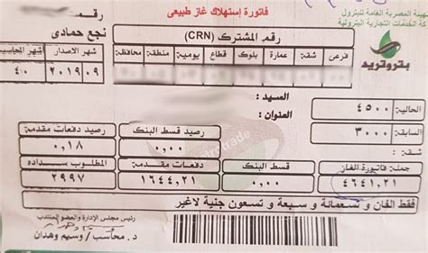 فاتورة الغاز .. «استعلم عن استهلاك مايو من بتروتريد وادفع الفاتورة وانت ...