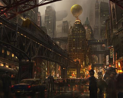 1280x1024 Dieselpunk City Concept Art Wallpaper,1280x1024 Resolution HD 4k Wallpapers,Images ...