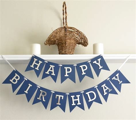 Boy First Birthday Banner Boy 1st Birthday Decoration - Etsy