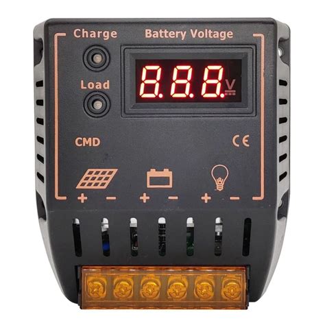 Durable Solar Charge Controller 12V 24V Solar Charge Controller USB 10A Solar Regulator Voltage ...