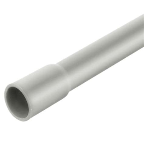 Rigid Conduit Medium Duty 20mm 4M PVC Grey - MM Electrical Merchandising