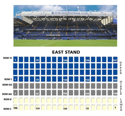 Seating Plan | Official Site | Chelsea Football Club