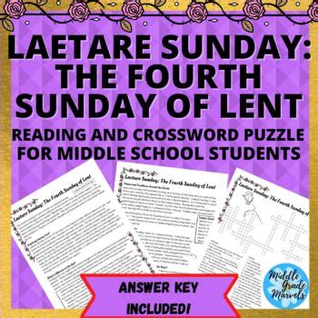 Laetare Sunday: The Fourth Sunday of Lent by Middle Grade Marvels