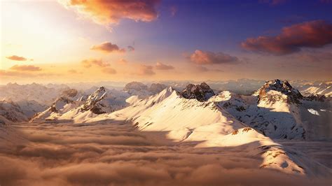 Snow Sun Wallpaper,HD Nature Wallpapers,4k Wallpapers,Images ...