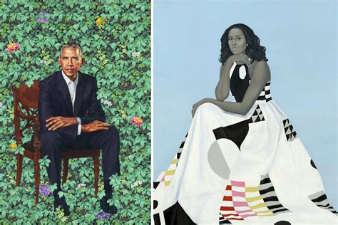 The Obamas’ presidential portraits are unlike any before them - Vox