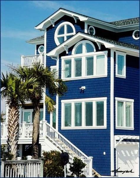 38 Popular Beach House Exterior Color Ideas - HOOMDESIGN | Beach house exterior, Beach house ...