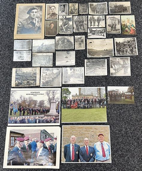 At Auction: WW2 British Parachute Regiment photograph collection from Corporal Fred Dix, S Coy ...