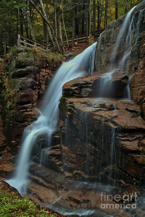 Flume Gorge Waterfall Photograph by Adam Jewell - Fine Art America