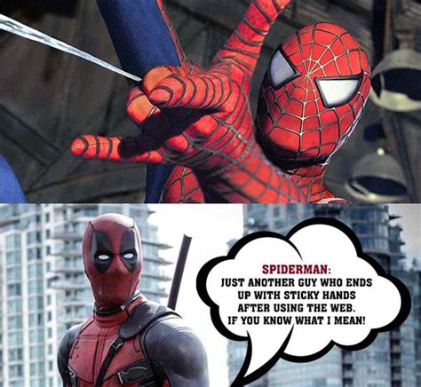 [Funny] Deadpool described spider man in the best way : r/deadpool