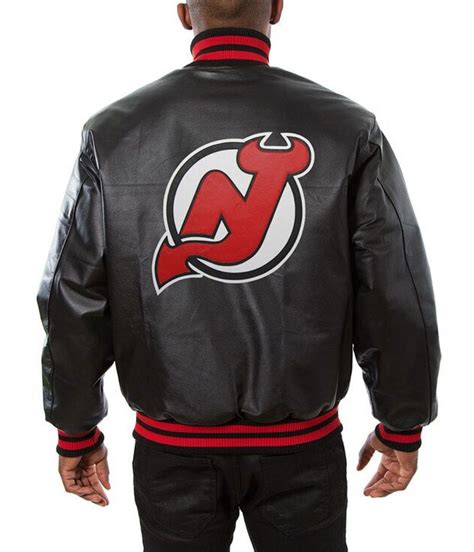 Bomber New Jersey Devils Leather Jacket - Jackets Masters