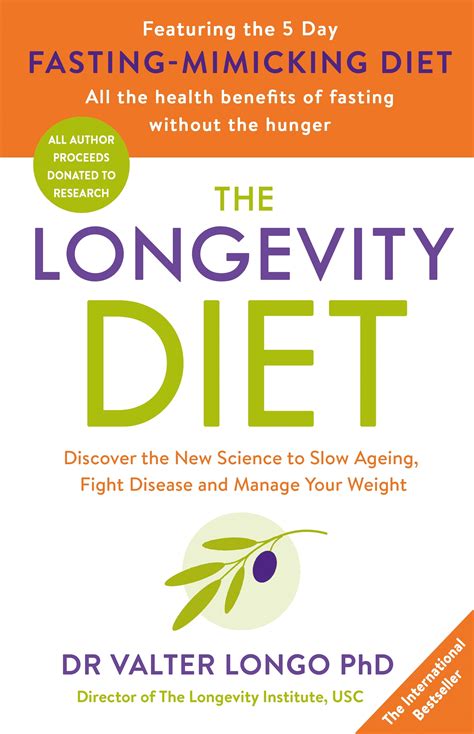 The Longevity Diet by Professor Valter Longo - Penguin Books Australia
