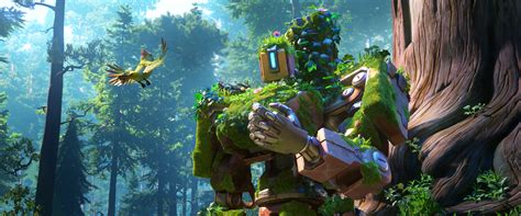 Bastion in Nature - Overwatch HD Wallpaper