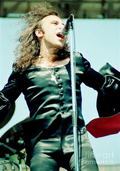 Ronnie James Dio of Black Sabbath 1980 Heaven and Hell Tour at Day On ...