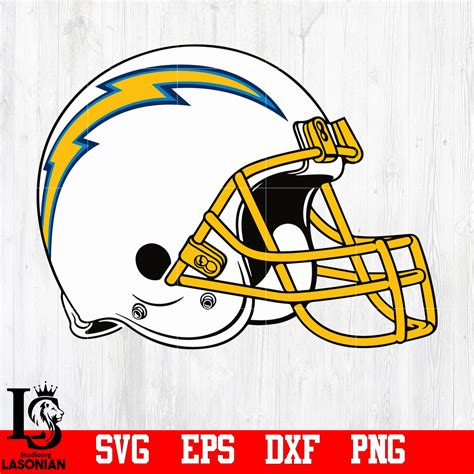 helmet Los Angeles Chargers svg,eps,dxf,png file – lasoniansvg