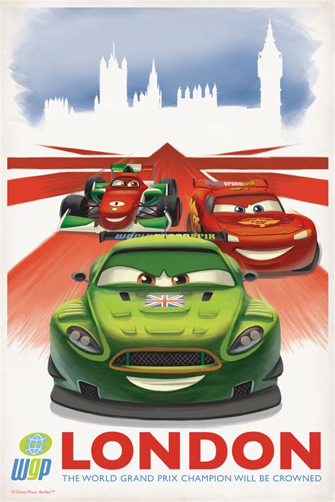 Cars 2 World Grand Prix Posters