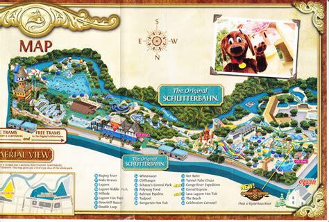 Schlitterbahn - 2009 Park Map