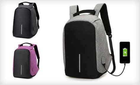 $29 for an Anti-Theft Backpack with USB Charging Port (a $59 Value ...