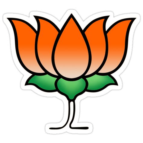 "Lotus from BJP and Narendra Modi" Stickers by yaswanth | Redbubble