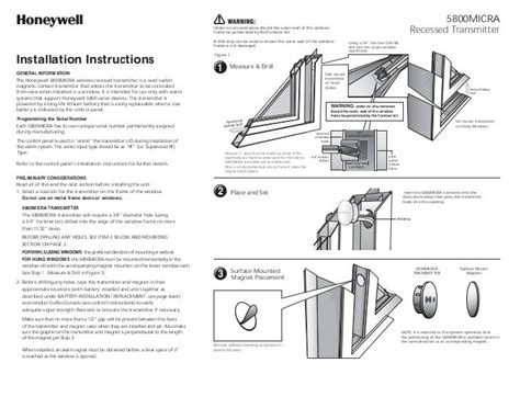 Installation Manual For Honeywell Thermostat 6000 - coasas