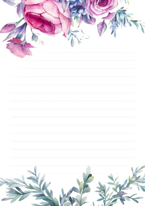 WORD of Fresh Flower Letter.doc | WPS Free Templates